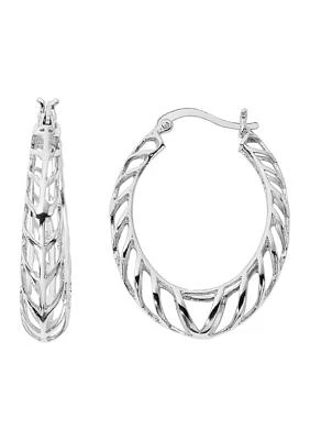 Sterling Silver Hoop Earrings