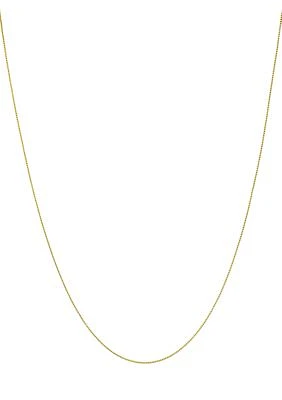 Gold Over Sterling Silver Chain