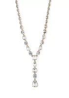 Crystal Y Necklace