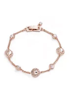 Rose Gold Pave Flex Bracelet