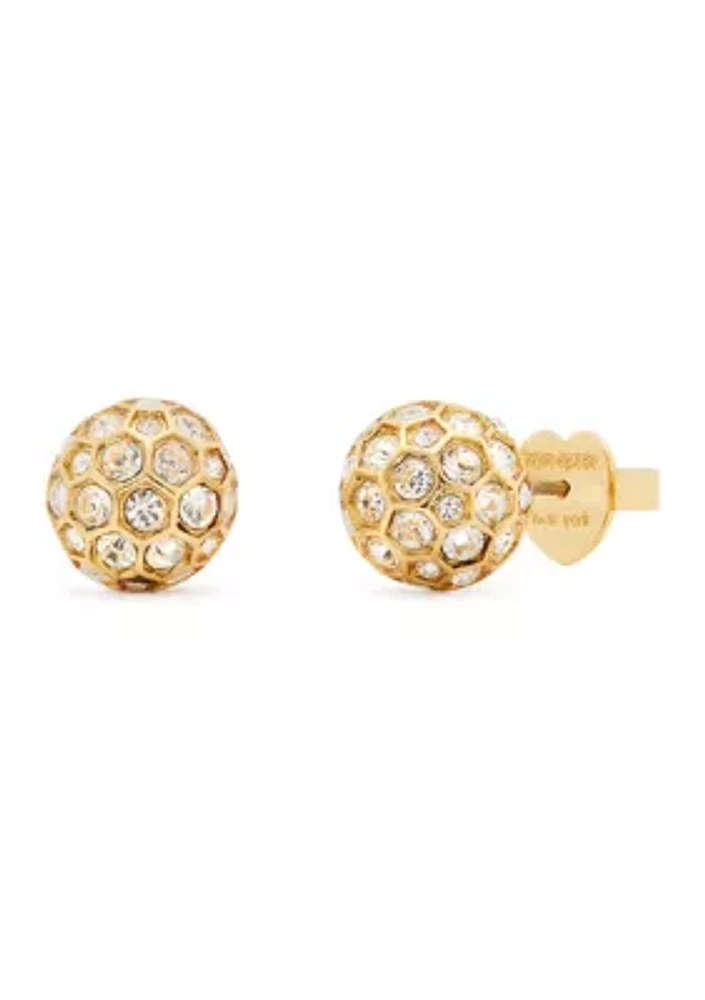 Hexagon Stud Earrings