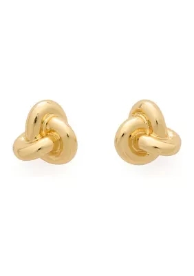 Double Knot Stud Earrings