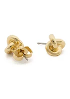 Double Knot Stud Earrings