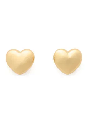 Delicate Mini Heart Stud Earrings