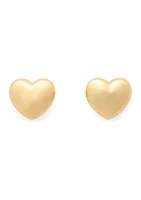 Delicate Mini Heart Stud Earrings