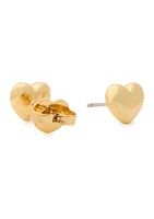 Delicate Mini Heart Stud Earrings