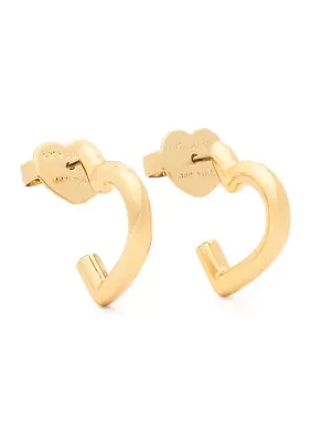 Heart Hoop Earrings