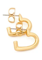 Heart Hoop Earrings