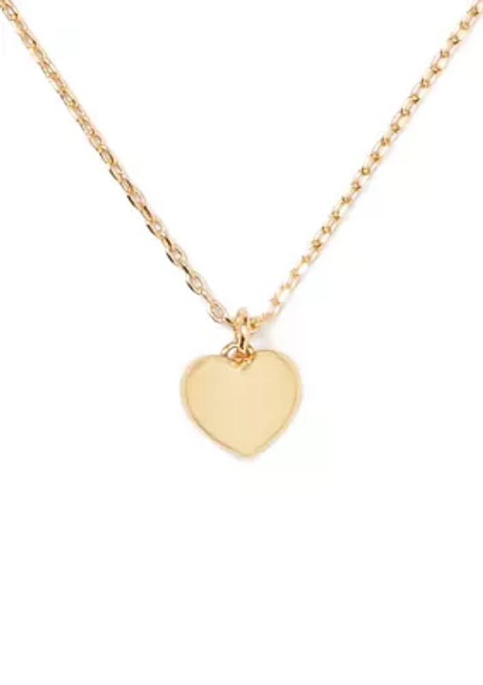 Delicate Heart Mini Pendant Necklace