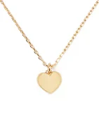 Delicate Heart Mini Pendant Necklace