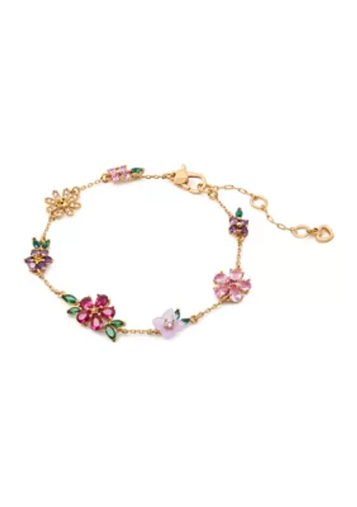 Lab Created Bursting Blooms Bracelet