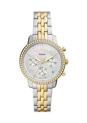 Fossil® Two Tone Watch
