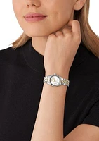 Two Tone Petite Lexington Bracelet Watch