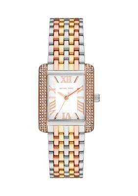 Women's Tri Tone Stainless Steel Watch