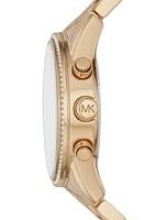 Women's Ritz Gold-Tone Chronograph Watch