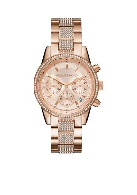 Rose Gold-Tone Ritz Watch