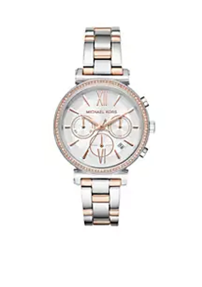 Michael Kors Women's Two-Tone Sofie Watch