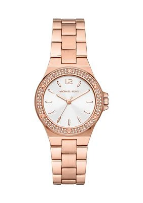 Rose Gold Tone Stainless Steel Mini Lennox Three Hand Watch