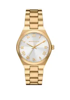 Fossil® Gold-Tone Lennox Bracelet Watch