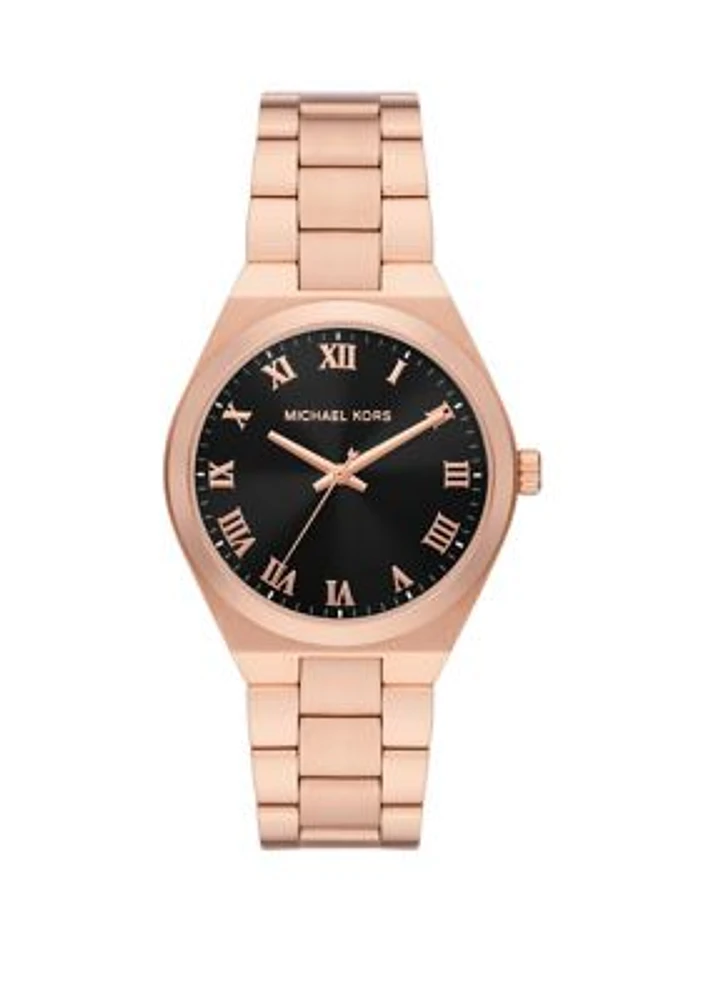 Rose Gold-Tone Lennox Bracelet Watch 