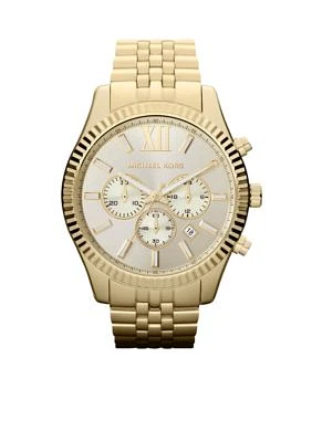 Men's Gold-Tone Stainless Steel Lexington Chronograph Watch