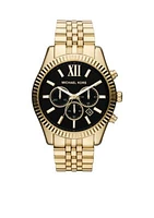 Men's Gold Tone Stainless Steel Lexington Chronograph Watch