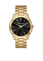 Gold-Tone Slim Runway Watch