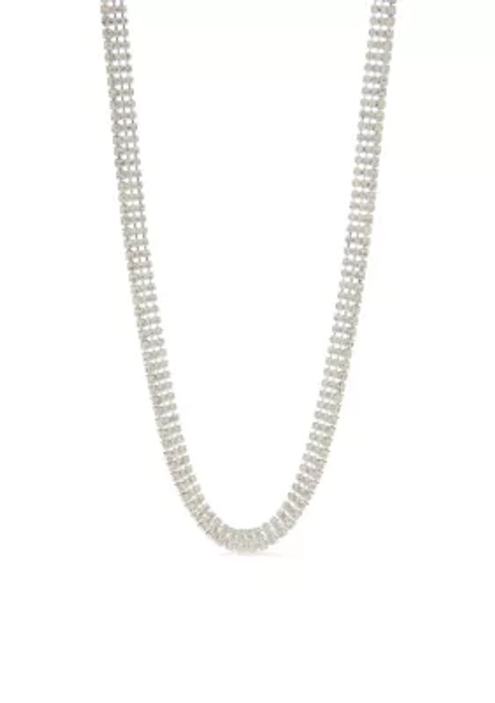 Silver Long Necklace