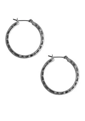 Small Round Hoop Earrings