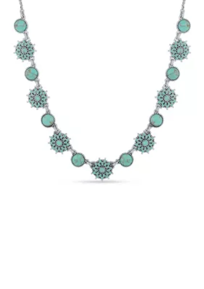 Turquoise Collar Necklace