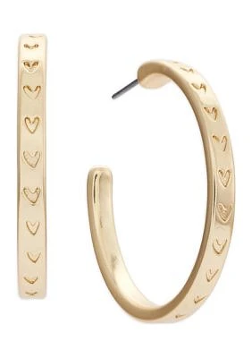 Etch Hoop Earrings 