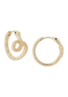 Snake Loop Earrings