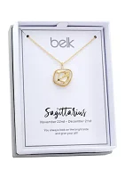 Lab Created Zodiac Pendant Necklace