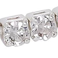 Lab Created Silver-Tone Cubic Zirconia Butterfly Bracelet