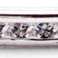 Silver-Tone Crystal Eternity Bangle Boxed Bracelet