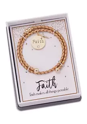 Belk Faith Charm Bracelet