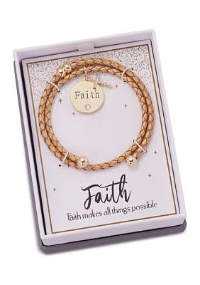 Faith Charm Bracelet