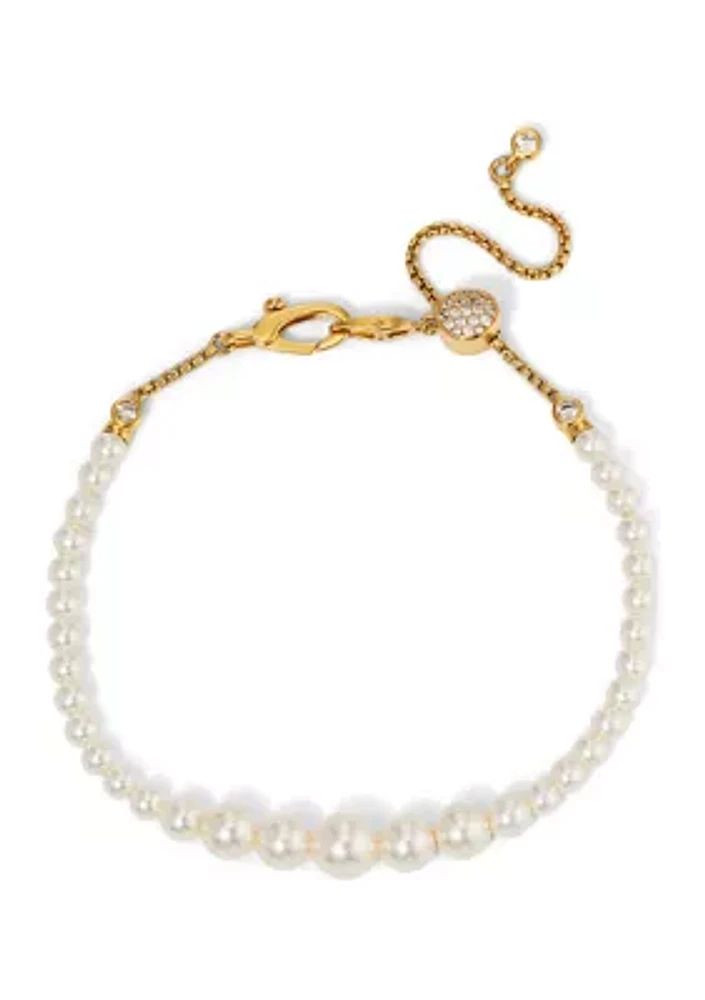 Lab Grown Siren Pearl Adjustable Bolo Bracelet