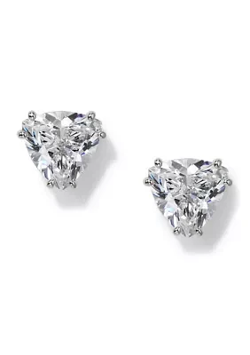 Lab Grown Luxor Trillion Stud Earrings