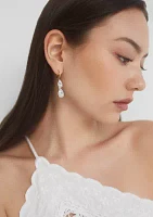 Lab Grown Farrah Drop Lever Back Earrings