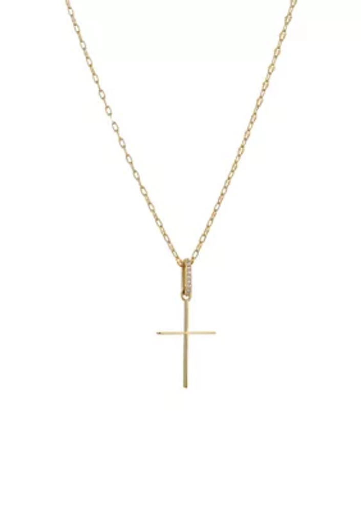 Large Cross Pendant Necklace