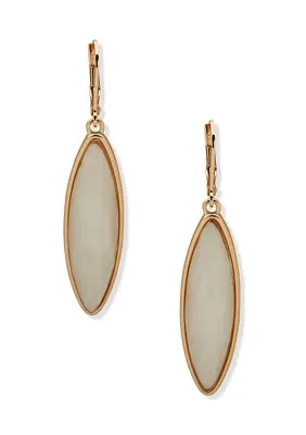 Marquise Stone Drop Earrings