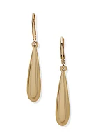 Gold Tone Drop Earrings