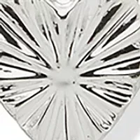 Silver Tone Post Earrings Set