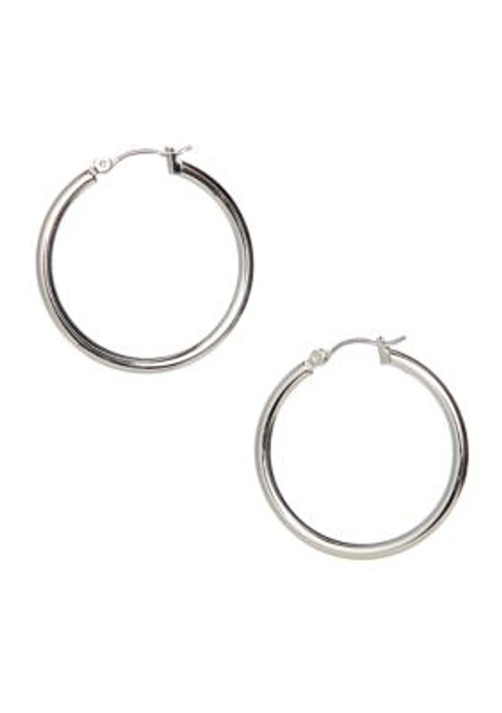 Classic Tube Hoop Earring