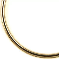 Pierced Gold Hoop Earrings