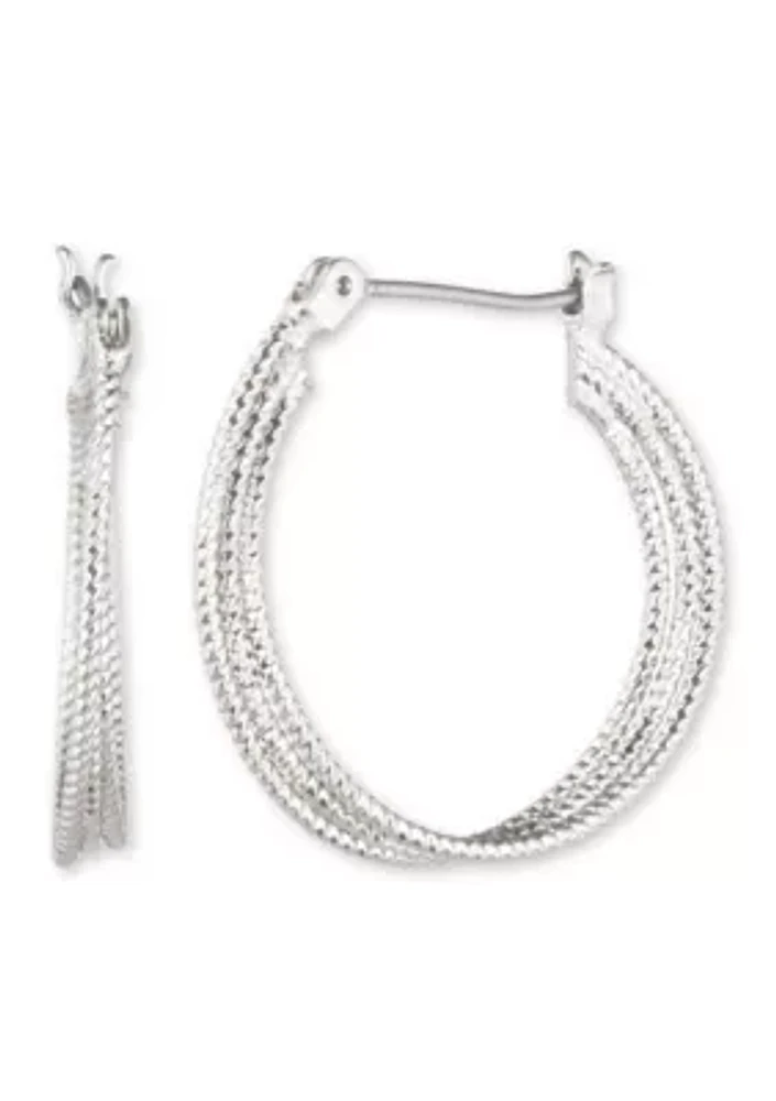 Heavy Metal Ears Medium Hoop Earrings