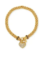 Pavé Heart Stretch Bracelet - Boxed