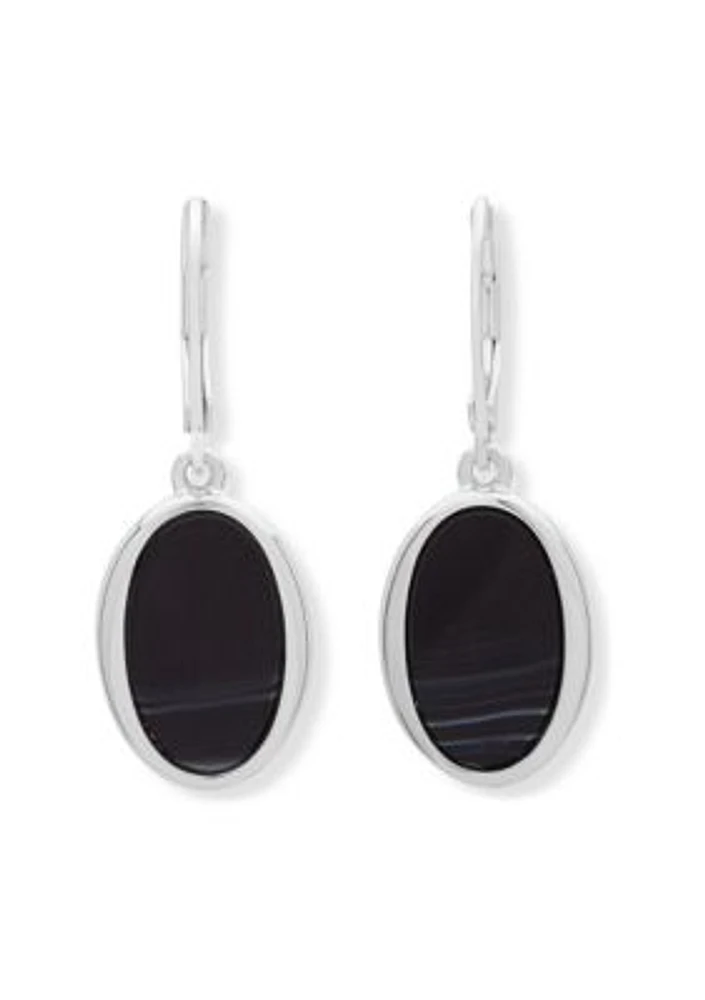 Oval Opulence Drop Earrings