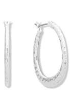 Small Teardrop Hoop Earrings 